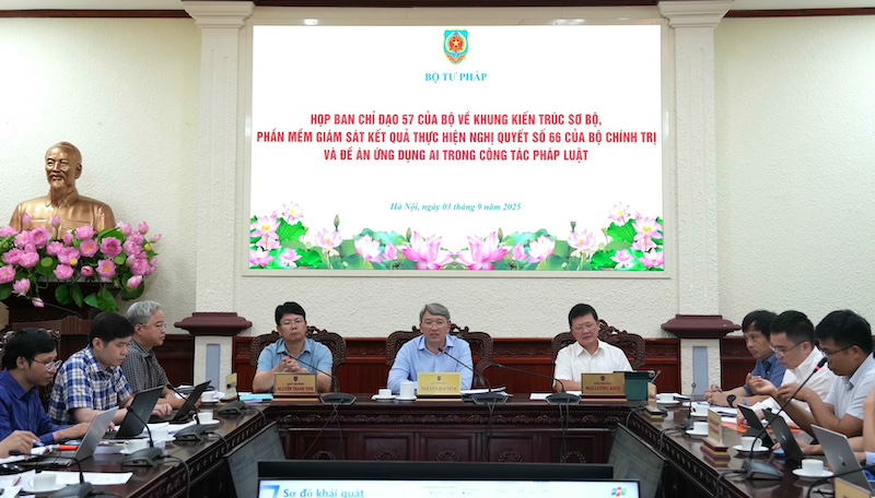 Tăng tốc chuyển đổi số trong hoạt động của Bộ Tư pháp